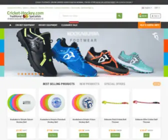 Cricket-Hockey.co.uk(Cricket & Hockey Equipment Shop) Screenshot