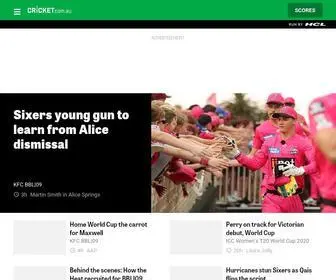 Cricket.com.au Screenshot