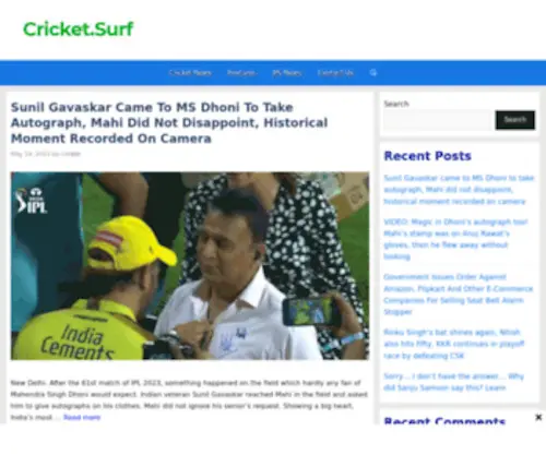 Cricket.surf(Cricket surf) Screenshot