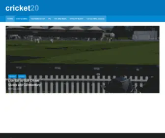 Cricket20.com(T20 world cup) Screenshot