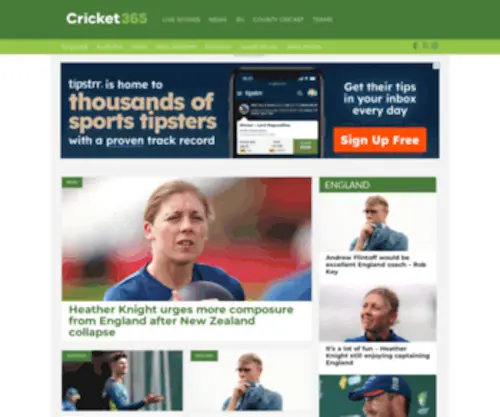 Cricket365.com(Love the game as much as we do) Screenshot