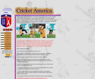 Cricketamerica.com(Cricket America) Screenshot