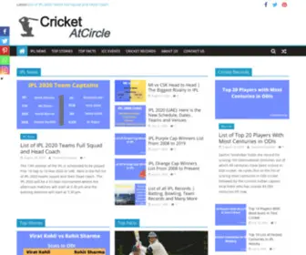 Cricketatcircle.com(cricketatcircle) Screenshot