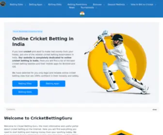 Cricketbettingguru.com Screenshot