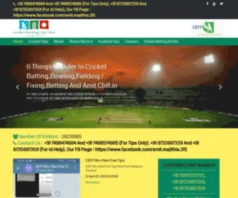 Cricketbettingtipsfree.com Screenshot