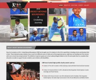 Cricketbeyondboundaries.com(Cricket Beyond Boundaries) Screenshot