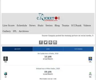 Cricketbolo.com(Live cricket scores) Screenshot
