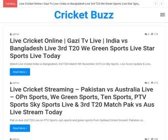 Cricketbuzz.site(Cricketbuzz site) Screenshot