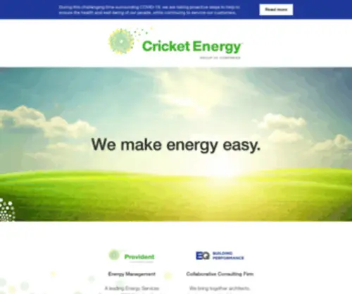 Cricketenergy.com(Cricket Energy) Screenshot