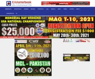 Cricketerbook.com(:: ::) Screenshot