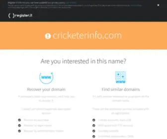 Cricketerinfo.com(Cricketer Info) Screenshot