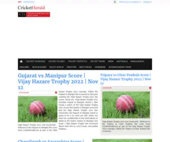 Cricketherald.com Screenshot