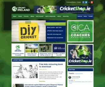 Cricketireland.ie Screenshot