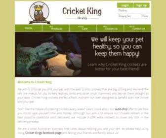 Cricketking.com.au(Cricket King) Screenshot