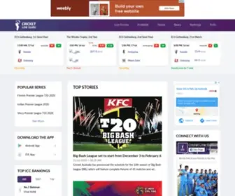 Cricketlineguru.com Screenshot