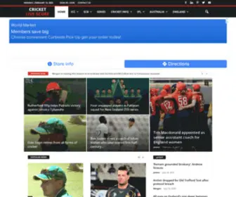 Cricketlivescore.co.uk(Live Cricket Scores) Screenshot