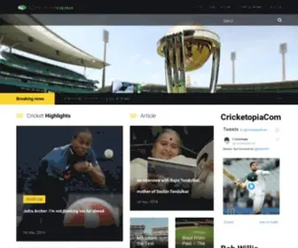 Cricketopia.com(Cricket) Screenshot