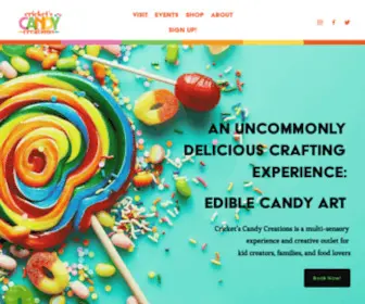 Cricketscandy.com(Cricket's Candy Creations) Screenshot