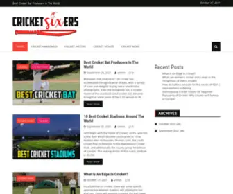 Cricketsixers.com(Cricket Sixers) Screenshot