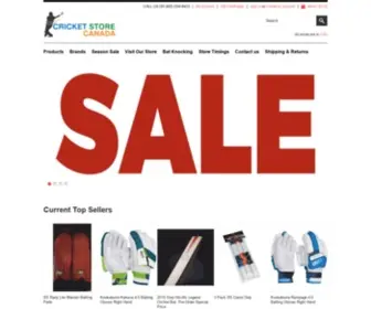 CricketStorecanada.com(CRICKET STORE CANADA) Screenshot