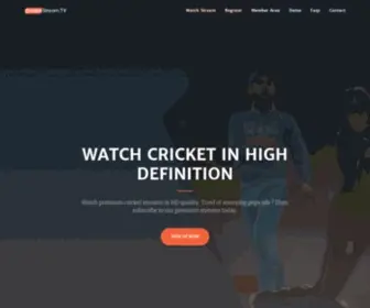 Cricketstream.tv(Wicket TV Live cricket streaming in HD quality) Screenshot