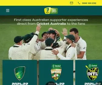 Crickettraveloffice.com.au(Cricket Australia Travel Office Packages) Screenshot