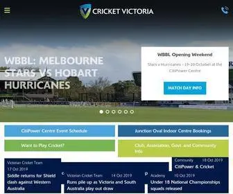 Cricketvictoria.com.au(Cricket Victoria) Screenshot