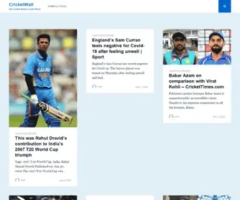 Cricketwall.com(CricketWall) Screenshot