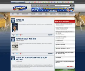 Cricketweb.net(Cricket Web) Screenshot