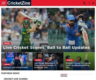 Cricketzine.com Screenshot