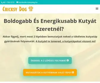 Cricksydog.hu(CricksyDog) Screenshot