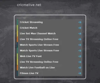 Cricmelive.net(凯发k8网址) Screenshot