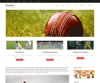 Cricstatus.com(Home) Screenshot