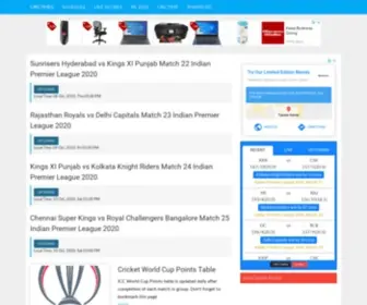Crictimes.org(Crictime Cricket Scores) Screenshot