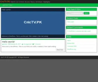 Crictv.pk(Watch Live Cricket) Screenshot