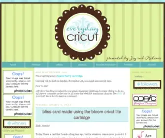 Cricutholiday.com Screenshot