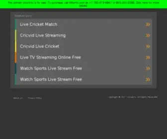 CricVid.tv(India Vs West Indies 2Nd Test Live STreaming) Screenshot