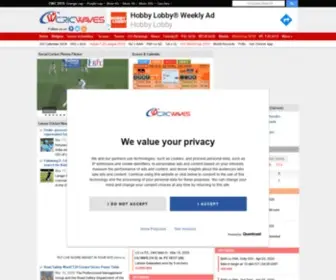 Cricwaves.com Screenshot