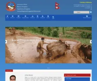 Crid.gov.np(Home Central Regional Irrigation Directorate Bhanimandal) Screenshot