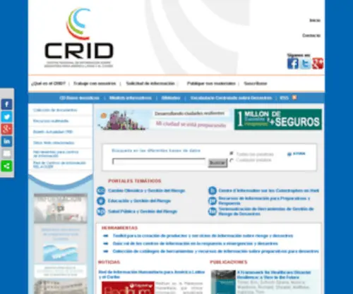 Cridlac.org(Portada) Screenshot