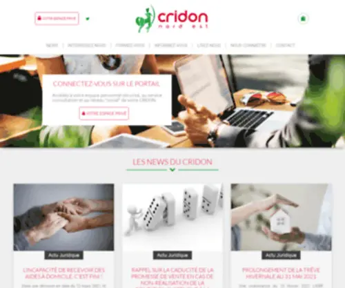 Cridon-NE.org(Cridon Nord) Screenshot