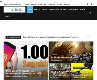 Crienet.com.br(Crie Net) Screenshot