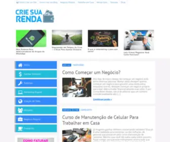 Criesuarenda.com(Como Ganhar na Loteria) Screenshot