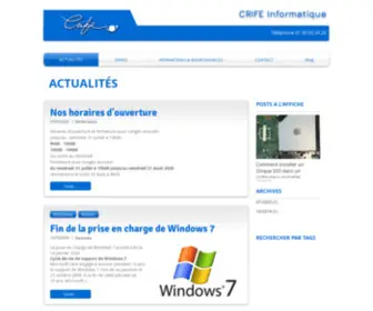 Crife.fr(ACTUALITÉS) Screenshot