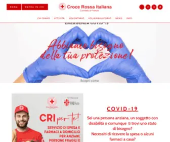 Crifirenze.it(Croce Rossa Italiana) Screenshot