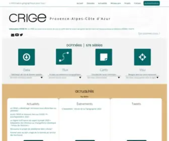 Crige-Paca.org(Crige PACA) Screenshot