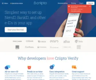 Criipto.com(Criipto) Screenshot