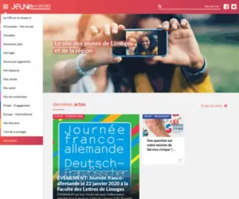 CrijLimousin.org(Le site des jeunes de Limoges et de la région) Screenshot
