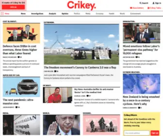 Crikey.com.au(An independent Australian source for news and analysis) Screenshot