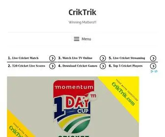 Criktrik.com Screenshot